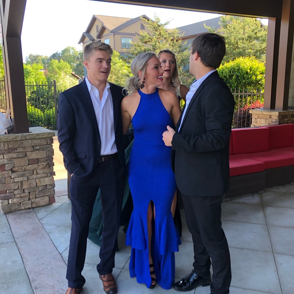Formal Royal Blue Gown - Picture 2 of 3